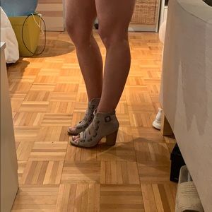 Yoki bootie open toe